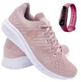 Tênis Feminino Academia e Caminhada Ultra Leve + Relógio Digital