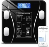 Balança Digital Bioimpedância Corporal Vidro 140kg Bluetooth