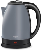 Chaleira Elétrica Inox Elgin Sem fio 1,8 Litros Cinza Lunar 110V