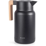 Garrafa Térmica Wood Fashion Preta 1 L Termopro Glass