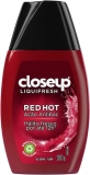 Close Up Gel Dental Com Flúor Red Hot Ação Antibac Closeup Liquifresh Frasco 100G Branco