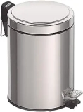 Lixeira com Pedal em Aço Inox Acabamento Tramontina Inox 5Litros