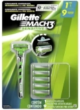 Gillette Aparelho De Barbear Mach3 Sensitive + 9 Cargas