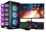 PC Gamer Completo Mancer, Intel Core i5 8ª Geração, 16GB RAM, SSD 480GB + Combo Periférico Gamer + Monitor 21″
